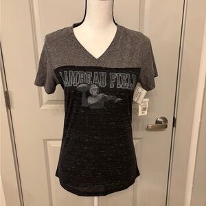 NWT Lambeau Field grey football NFL tee size S
